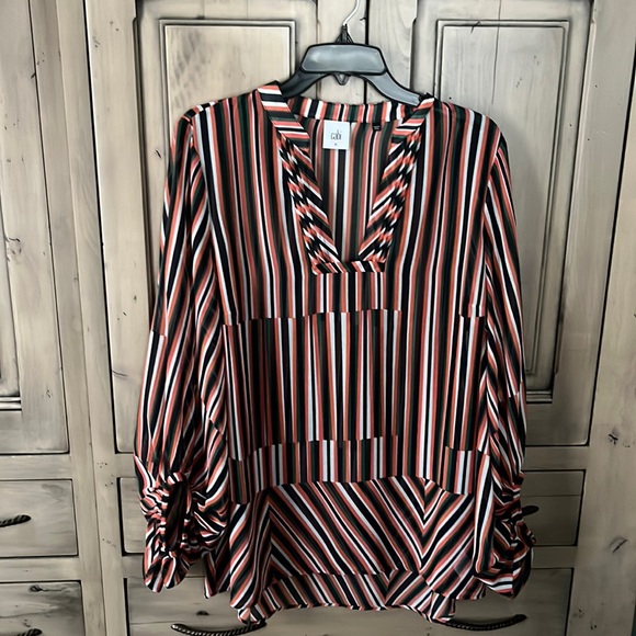 Cabi Ultimate Striped Blouse style 5519 - Picture 4 of 6